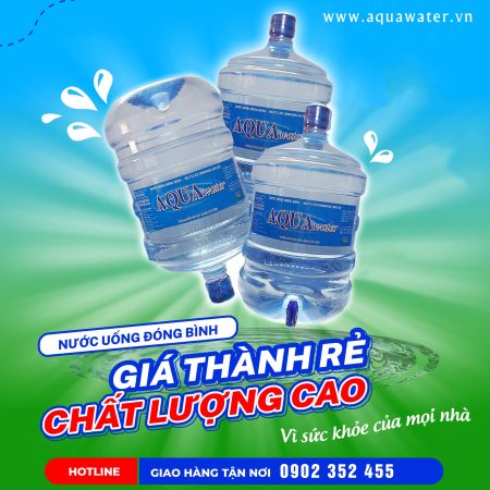 Nước uống đóng bình AQUAwater 20 lít